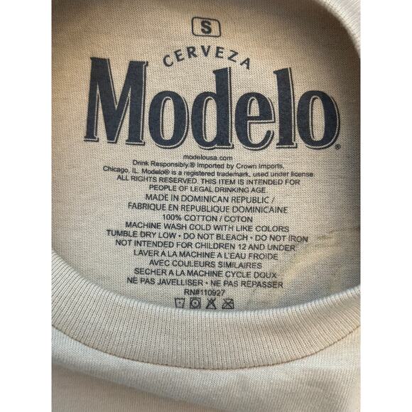 Cerveza Modelo Cowboy Graphic Tee - Size Small Men's/Unisex - NWOT - Picture 5 of 5